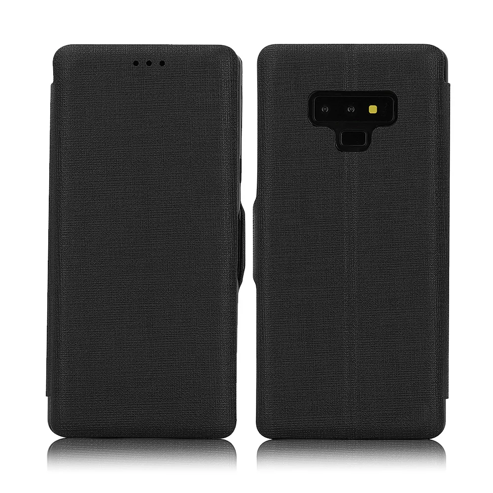 Чехол-книжка для samsung Galaxy Note 9, кожаный защитный чехол s, роскошный противоударный стоячий чехол с отделением для карт