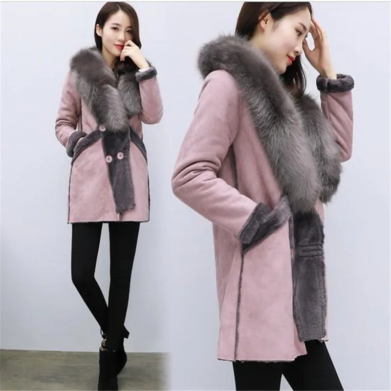 Женское бархатное пальто средней длины с оленем Q862|coat female|style coatvelvet coat |