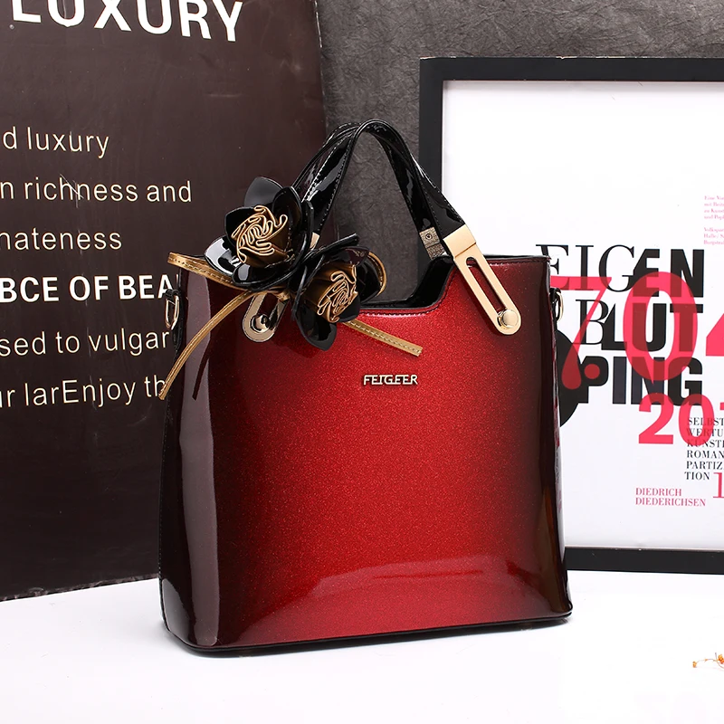 Женская сумка новинка 2020 Сумки из натуральной лакированной кожи женские Офисные