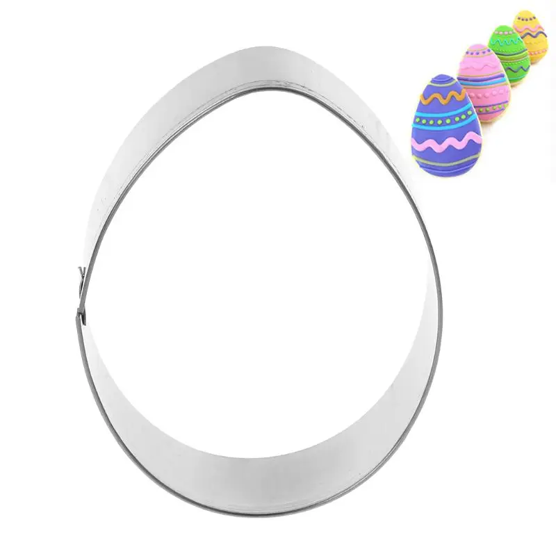 

Easter Eggs Shape Stainless Steel Cookie Cutter Cake Baking Chocolate Mold Fondant Pastry Biscuit Mould DIY Crafts