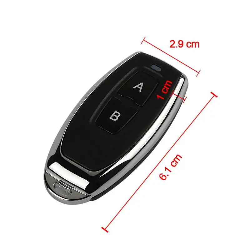 QIACHIP 433 MHz 2 CH Wireless Remote Control RF Relay Transmitter Learning Code (1527/EV1527) Key Fob 433mhz Module Z40 | Обустройство