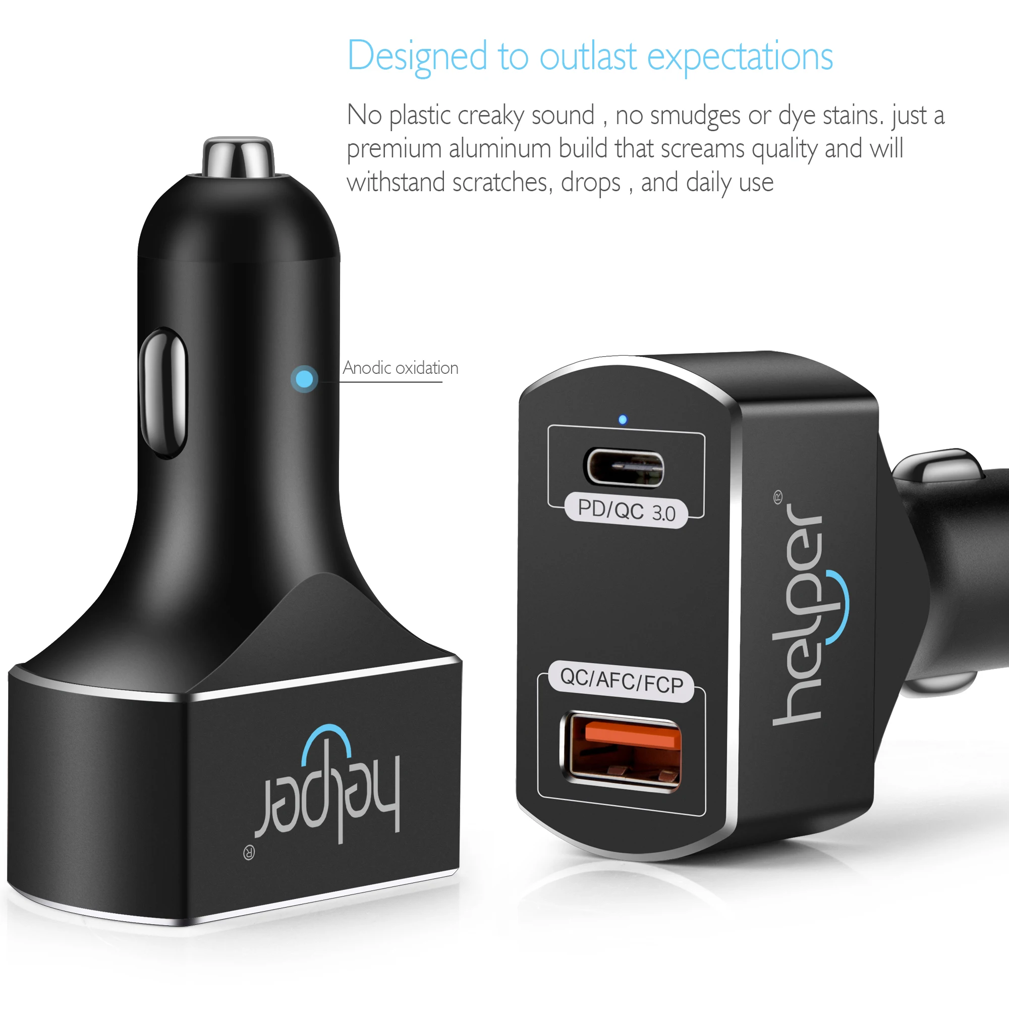 USB C PD автомобильное зарядное устройство с доставкой питания быстрая зарядка 3,0 USB-C 63 Вт QC3.0 Переходник USB для зарядки в машине для ноутбука