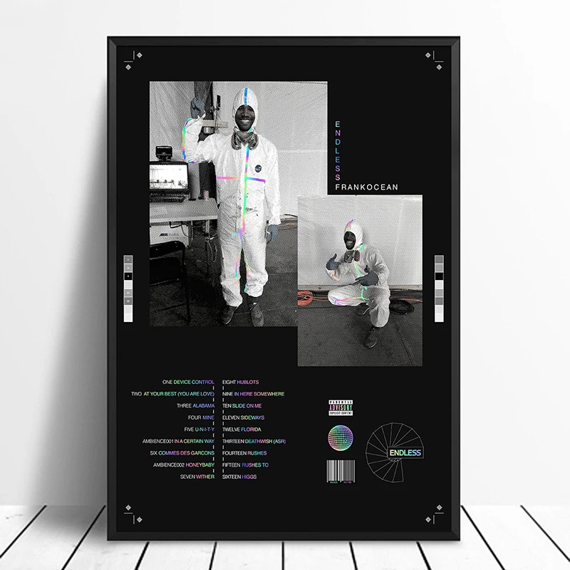 Рисунок Frank Ocean-Endless, рисунок Frank Ocean альбом поп-музыка Обложка плакат музыкальной звезды настенный принт искусство для гостиной домашний декор