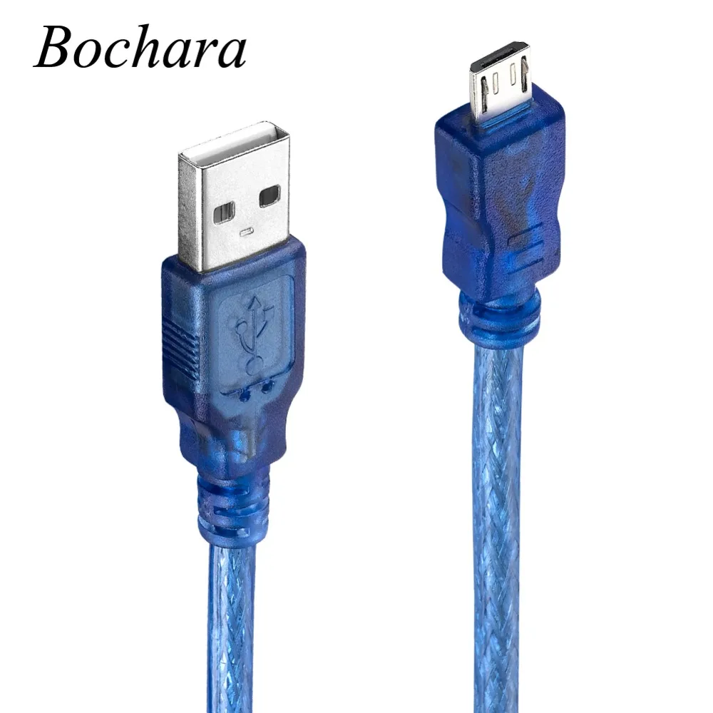Кабель для передачи данных Bochara Micro USB 2 0 кабель с разъемом Папа мужчина двойное
