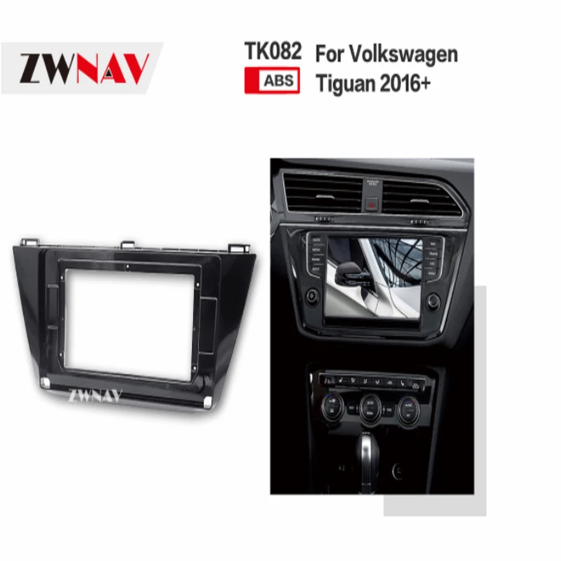 

Car Double Din Frame radio Fascia Panel DVD Dash Interior Trim for Volkswagen Tiguan 2016 2017 2018 2019