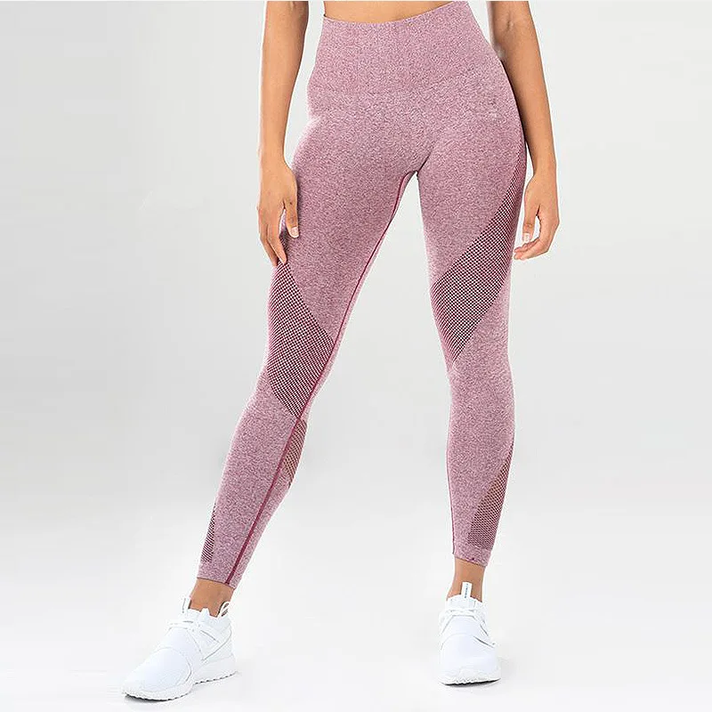 

OVESPORT Leggings Women 3 Color Patchwork Solid Slim Fitness Casual Push Up High Waist Women Leggings Polyester Knitted