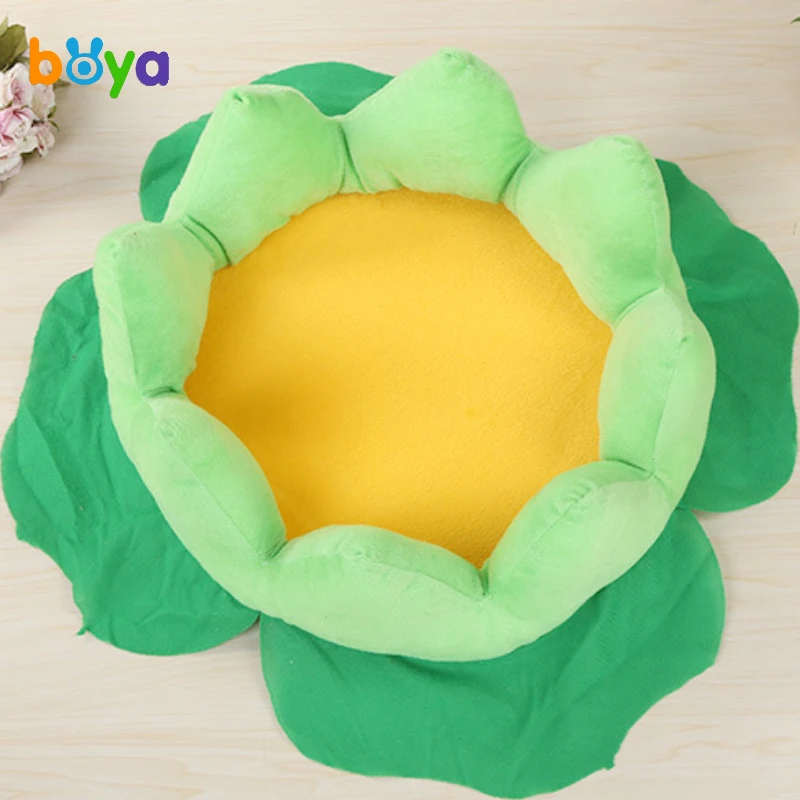 Boya новые подушки цветок лотоса собак Pet Pad стирать питомник супер мягкий