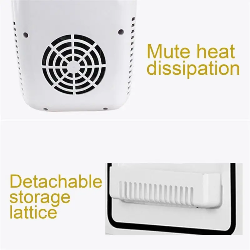 Мини холодильник двойного назначения Ультра тихий автомобильный с низким