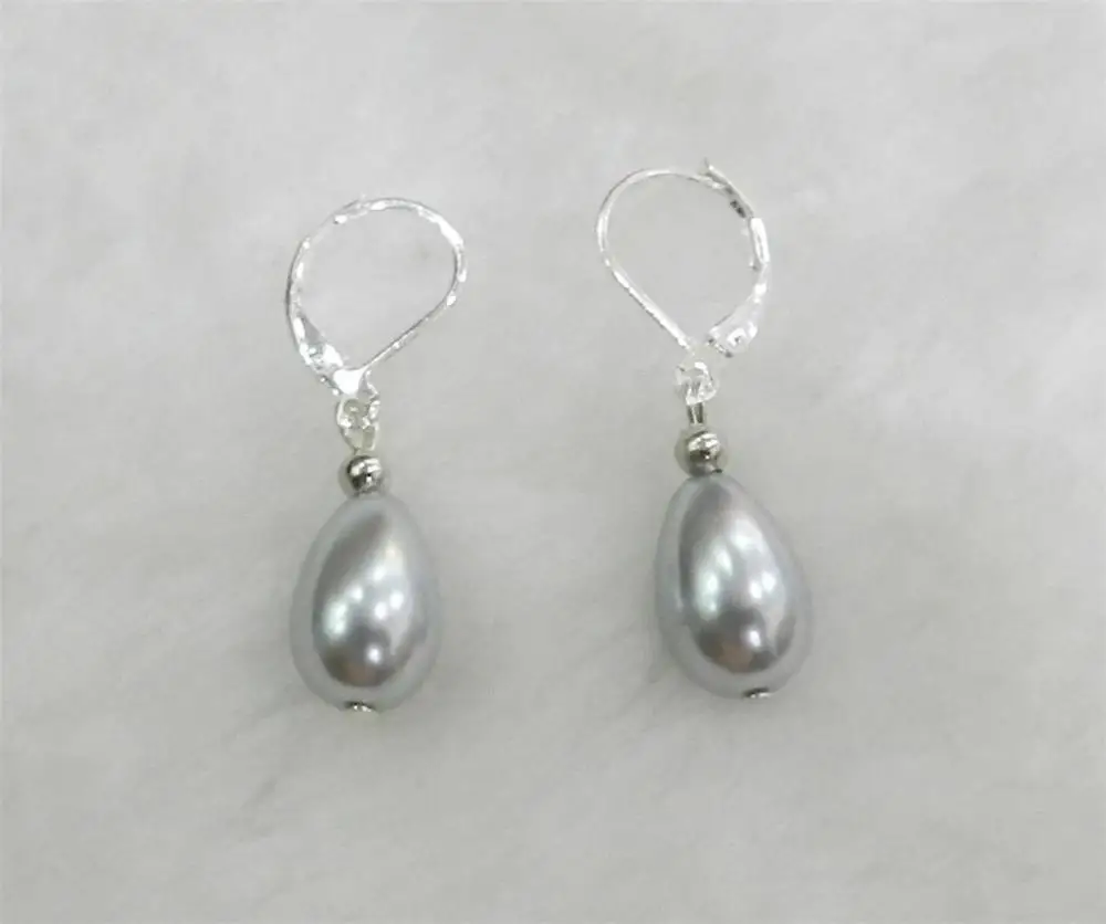 Скидка 30% на оптовые цены быстрая доставка! ~ Каплевидное серебро Akoya