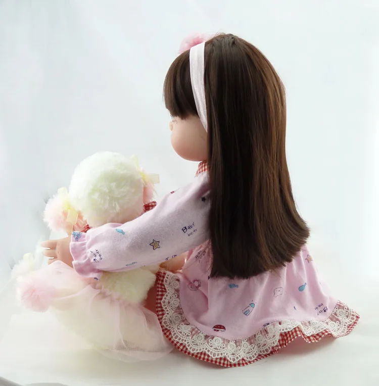 Rebuild doll 20 'simulation baby роскошные аксессуары подарок DH024 кукла игрушка Детские