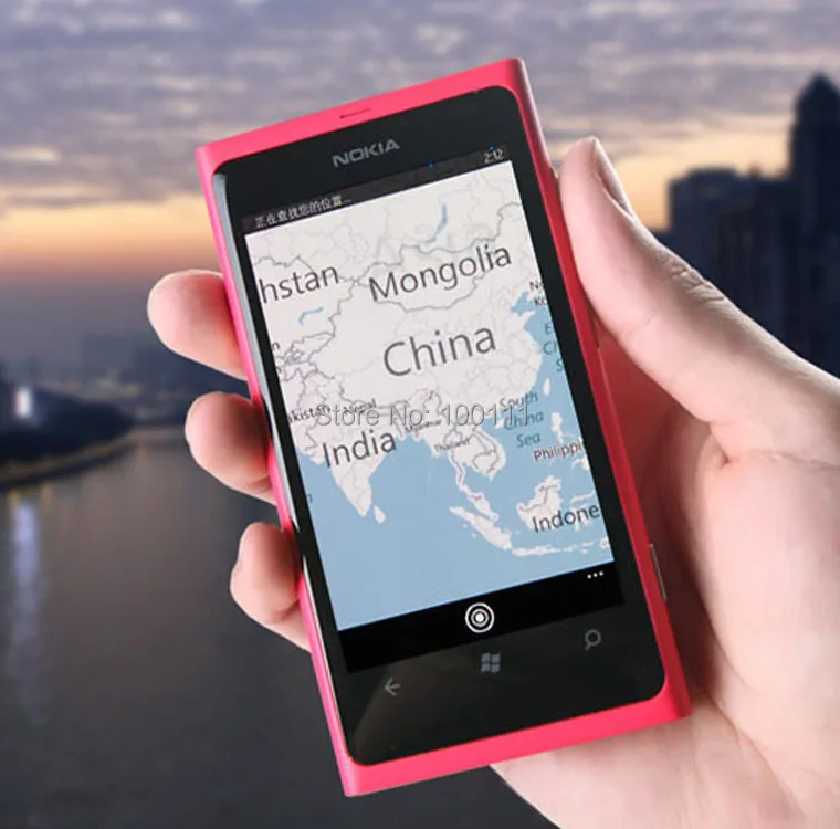 Разблокированный оригинальный Nokia 800 мобильный телефон с 3 7 дюймовыйсенсорный