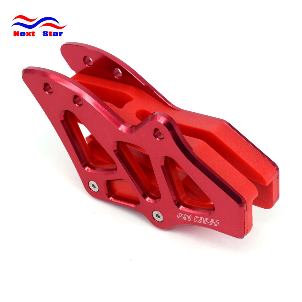 Мотоцикл красная цепь слайдер Guard Guide для HONDA CR125R CR250R CRF450X 2005-2007 CRF250R CRF450R 2005-2006 CRF250X 2006 CR CRF