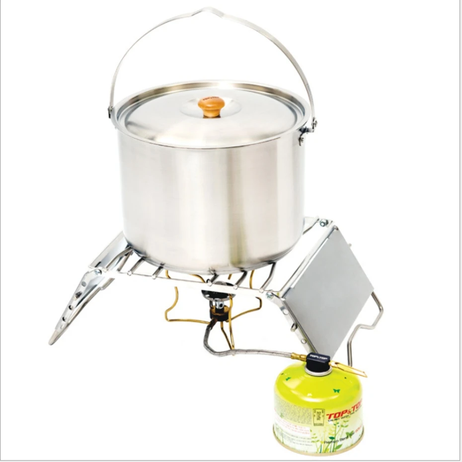 

YINGTOUMAN Stove Shelf burner Stents Outdoor Picnic barbecue Fishing Camping Pot Sets Pan Shelf BBQ Foldable Holder