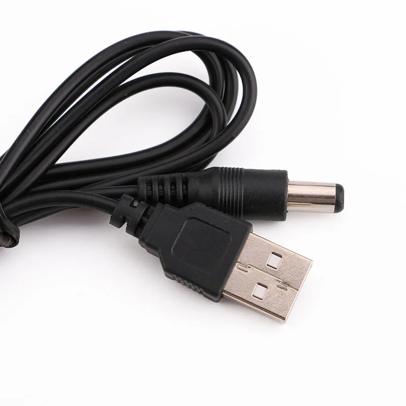 Новые товары черный штекер 1 м USB порт 5 мм/2 мм в постоянного тока | Безопасность и