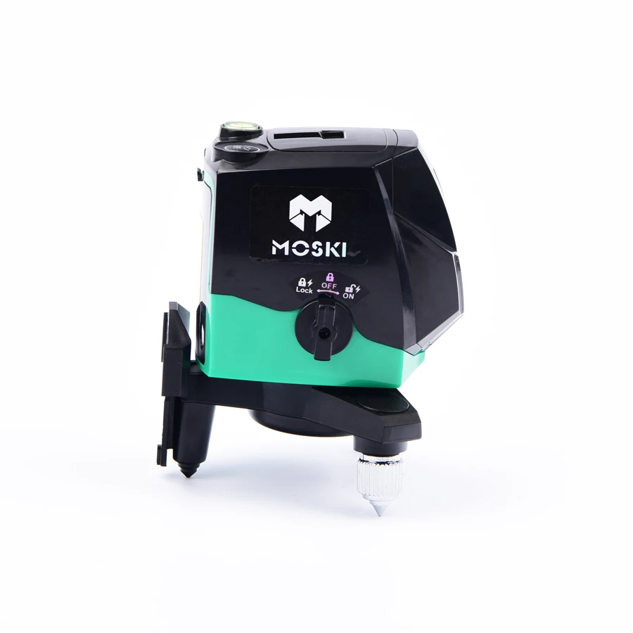 MOSKI 2017 новая модель лазерного уровня 3 зеленые линии точки Зеленый уровень луча
