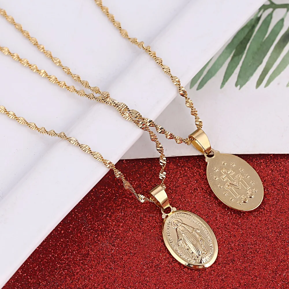 Женское ожерелье с подвеской Богородица|mary pendant|virgin mary pendantvirgin |