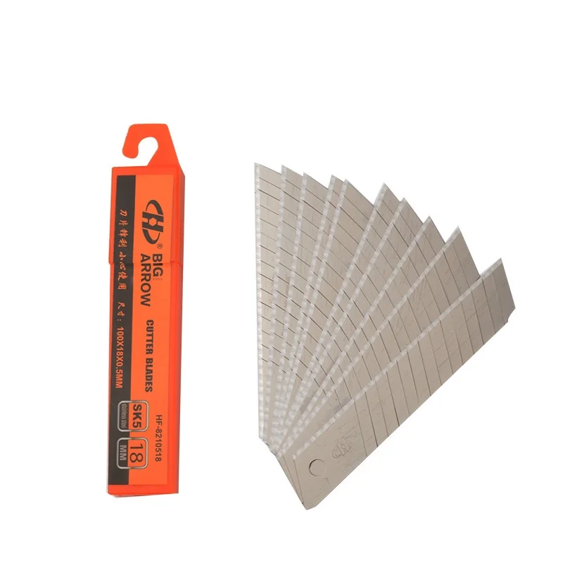 Высокое качество 10 шт. офисный нож для домашнего резки бумаги складная точилка