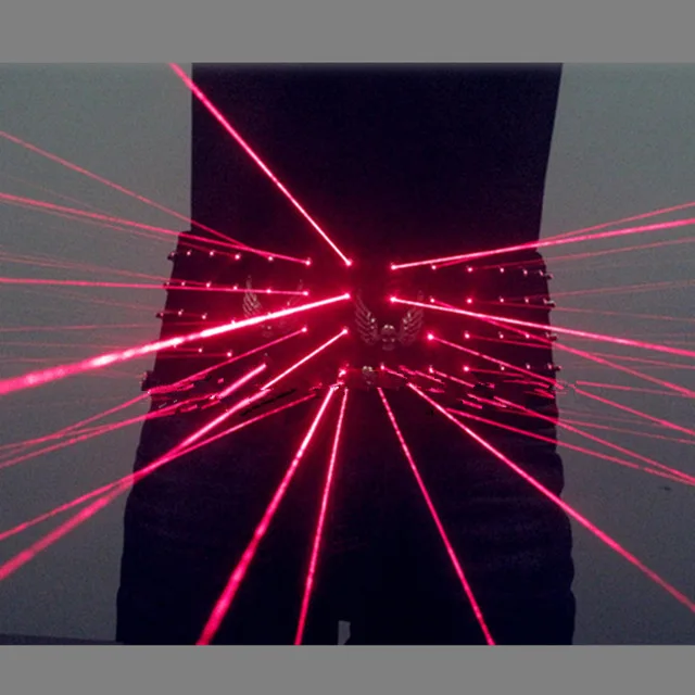 Бесплатная доставка DHL красный лазерный пояс одежда костюмы лазерное шоу женские