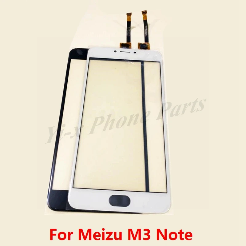 10pcs/lot touch panel For Meizu M3 Note touch screen digitizer front glass For Meizu M3 Note Replacement Parts