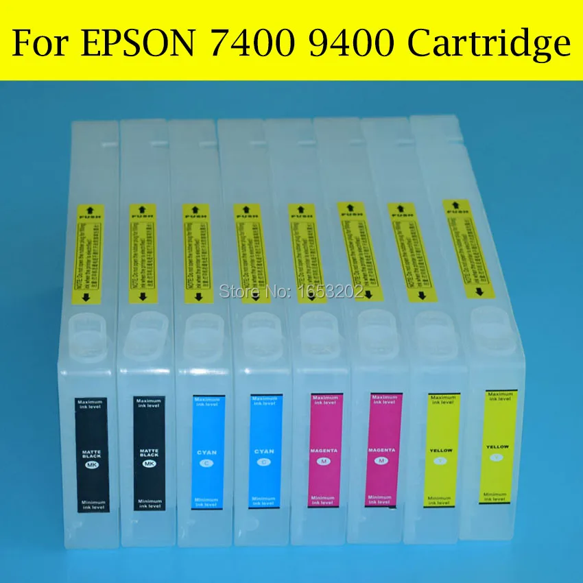 8 шт./лот пустой T5678 T5672 T5673 T5674 чернильный картридж для принтера Epson Stylus Pro 7400 9400 с