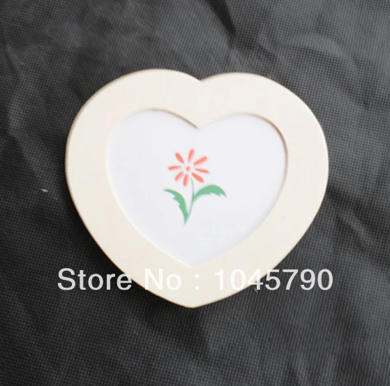 1 деревянная фоторамка в форме сердца белая основа сделай сам|hearts picture frame|wooden photo