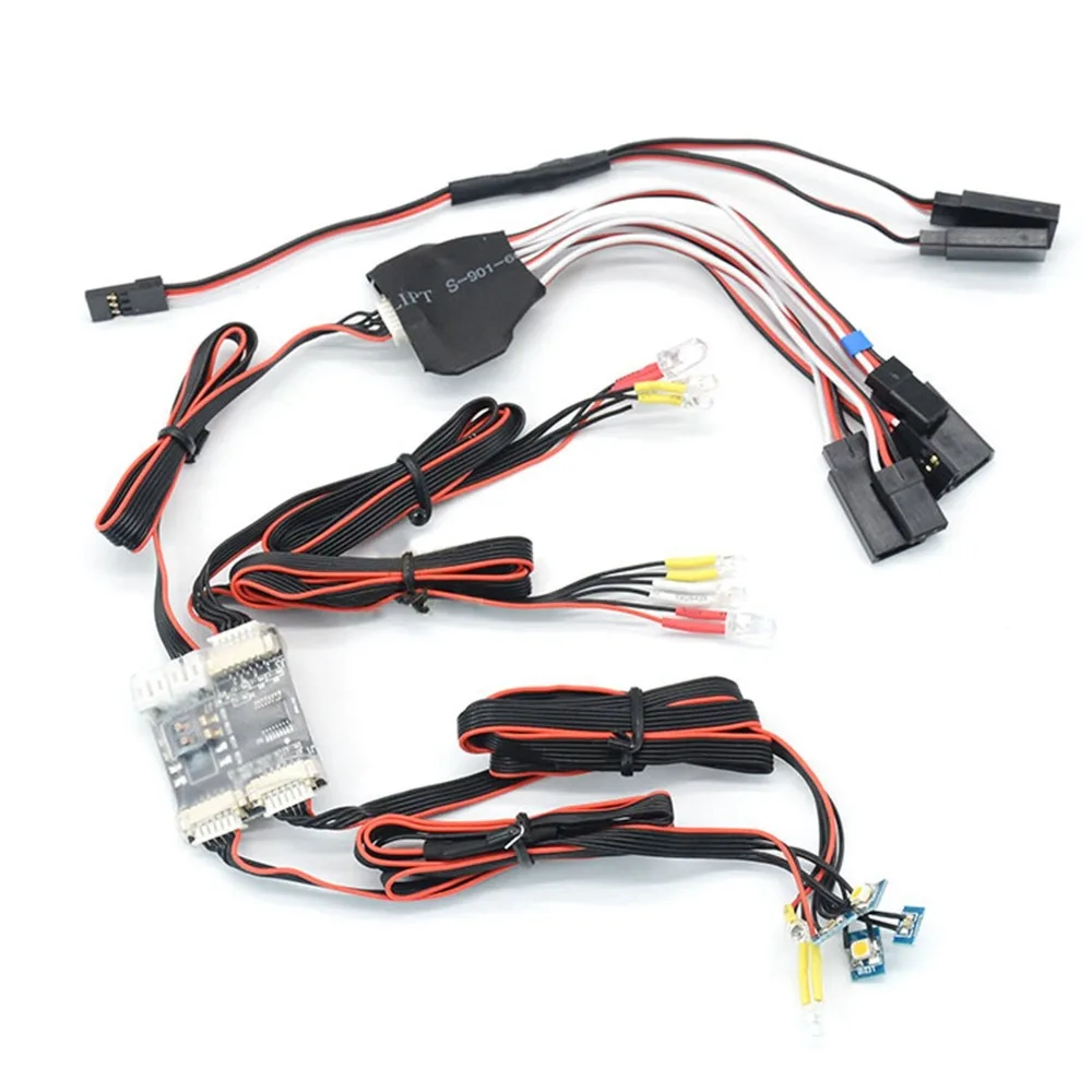 XBERSTAR Fast flash lamp Led Flashing Lights For TRAXXAS TRX4 T4 Land Rover Guard Ford OP Upgrade RC Car Part Accessories | Электроника