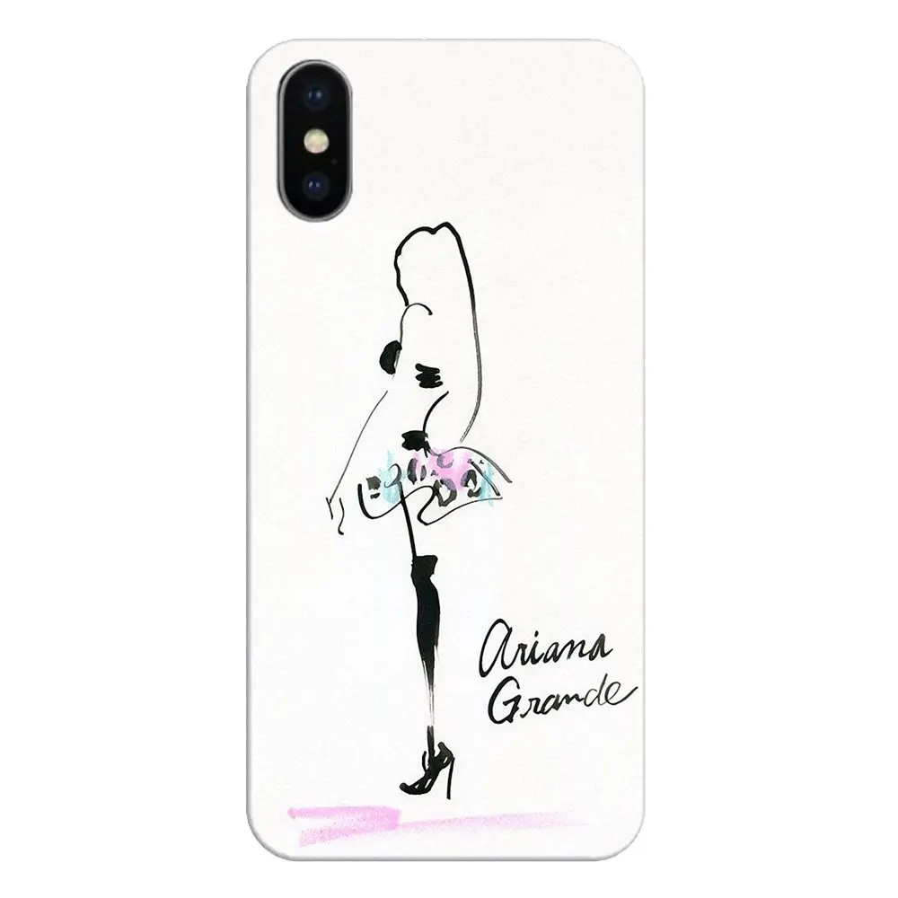 For Samsung Galaxy S2 S3 S4 S5 MINI S6 S7 edge S8 S9 Plus Note 2 3 4 5 8 Coque Fundas Cell Phone Case Cover Cat Ar Ariana Grande |