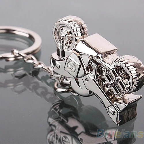 Кольцо для ключей мотоцикла Bluelans Серебристый Брелок | Украшения и аксессуары