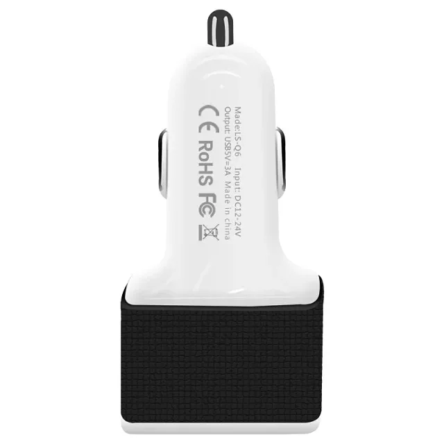 Быстрое зарядное устройство для автомобиля 5 В 3 usb порта автомобильное Iphone 7 6 Micro