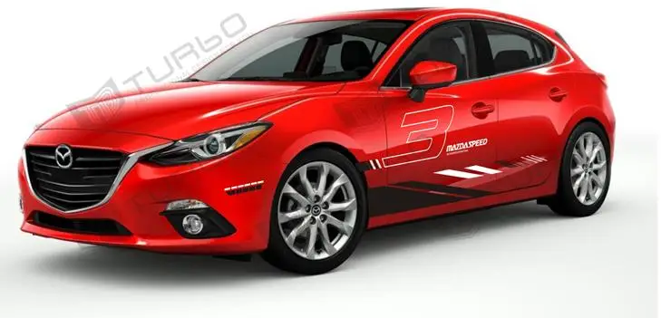 KK Высококачественная наклейка для кузова автомобиля бумага Mazda 3 Axela sedan/hatchback CX-4