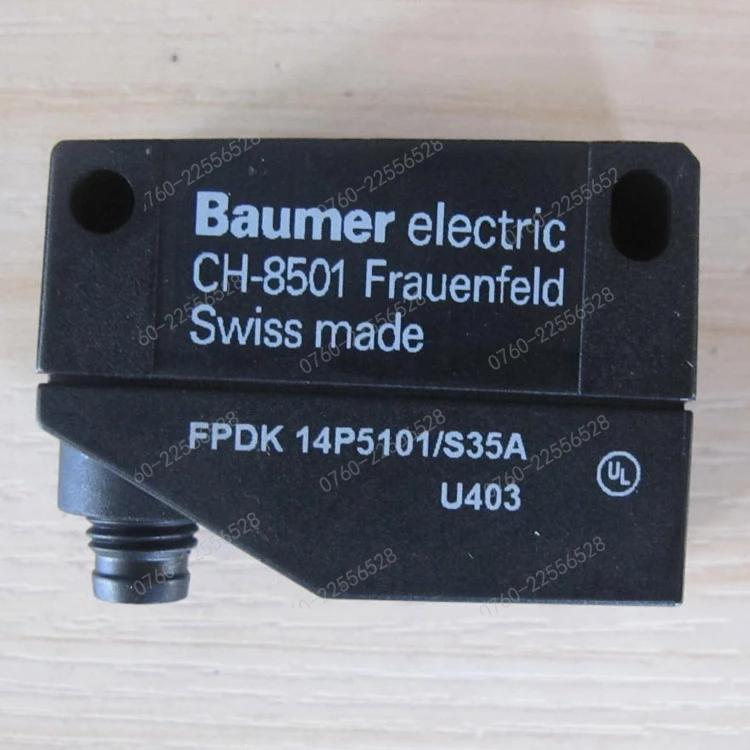 

Free shipping high quality 100% new BAUMER Baumer CH-8501 FPDK 14P5101-S35A photoelectric switch sensor