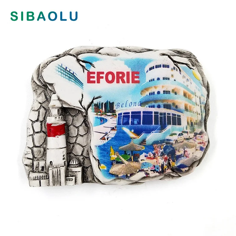 Румыния EFORIE дорожный магнит на холодильник для детей сувенир Туризм наклейки из смолы на холодильник магнитный домашний декор