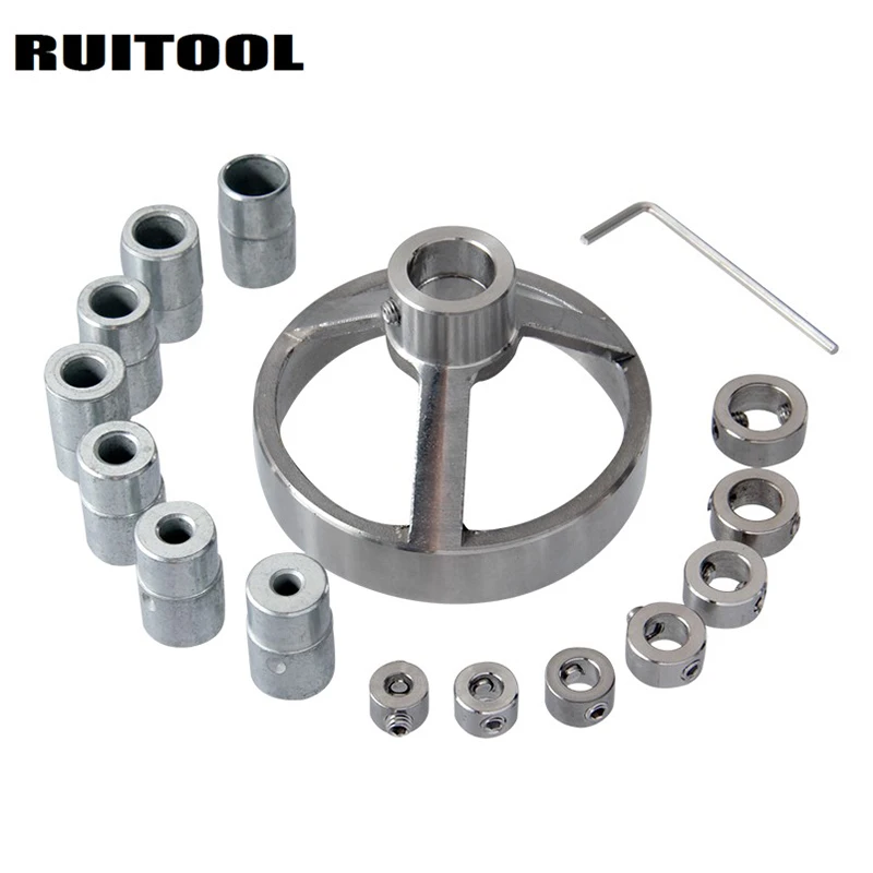 

Drill Guide Vertical Pocket Hole Jig 5/6/7/8/9/10/12mm Drill Bit Hole Locator Stainless Steel Woodworking Jig Kit 16pcs