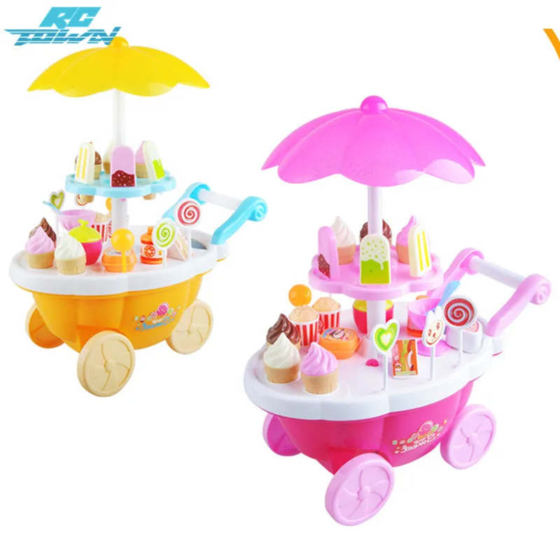 

Набор детских игрушек RCtown 39 шт., мини-тачка с имитацией конфет, магазин мороженого, игрушки для игрового домика zk30