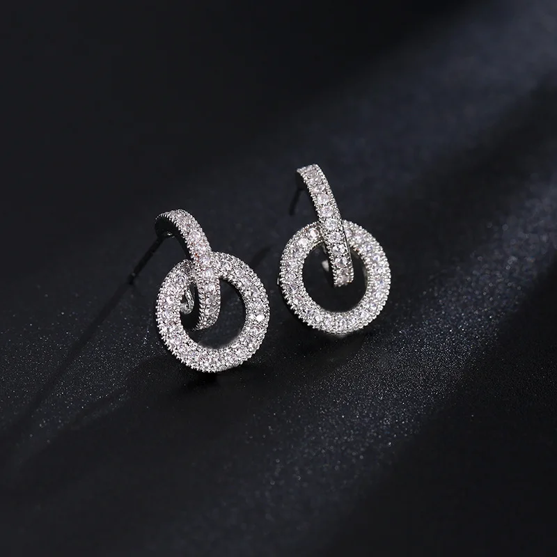 Новинка 2020 серьги с европейскими кристаллами из австрийского опала