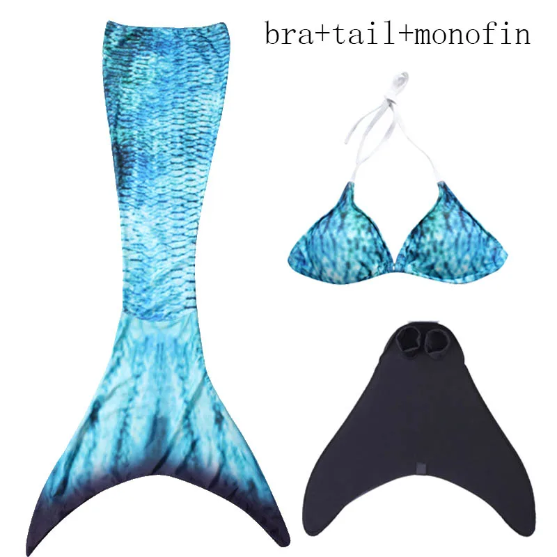 bra.tail.monofin 1 Бикини для женщин, хвост русалки купальные костюмы для пляжа, для отдыха, вечерние - Цвет: bra.tail.monofin 1