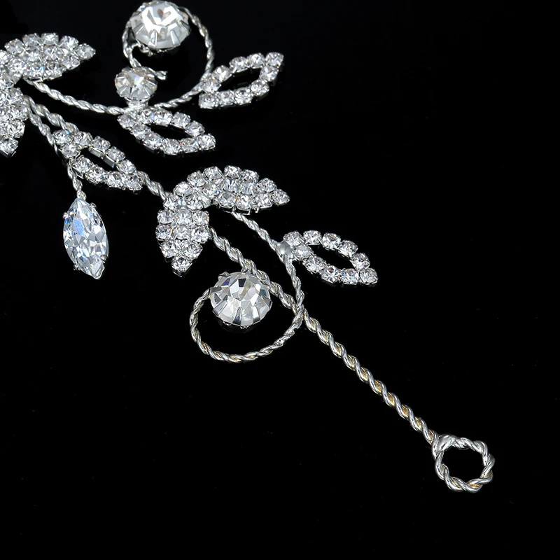 

Tiaras And Crowns HADIYANA Temperament Hair Accessories Wedding New Elegant leaves Design Zircon High Quality BC4662 Sombreros