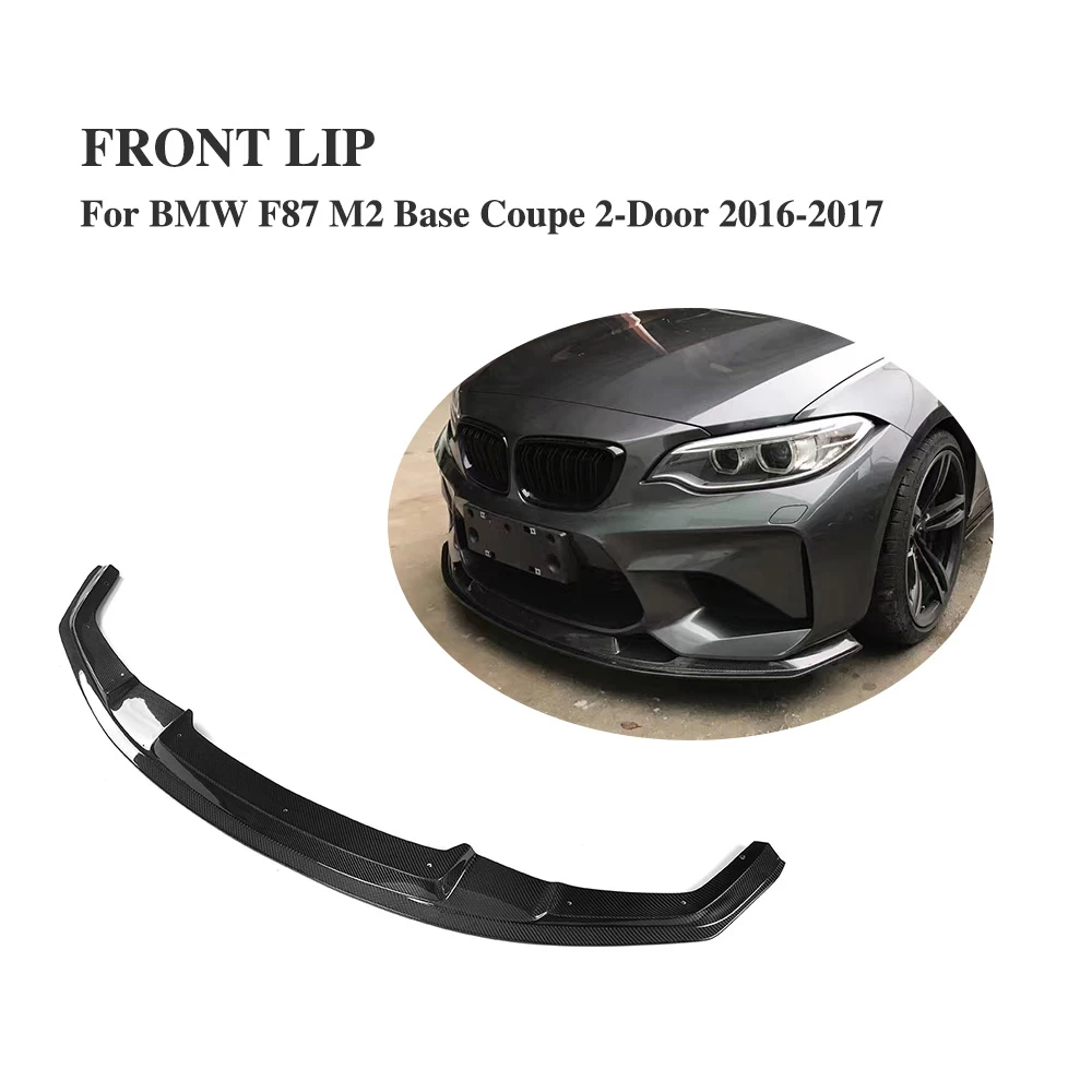 Передний бампер из углеродного волокна спойлер для подбородка BMW F87 M2 Base Coupe 2 Door 2016
