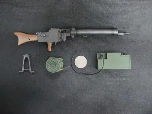 1/6 масштаб немецкий MG0815 модель пулемета с водяным охлаждением винтовка оружие F 12 ''фигурки