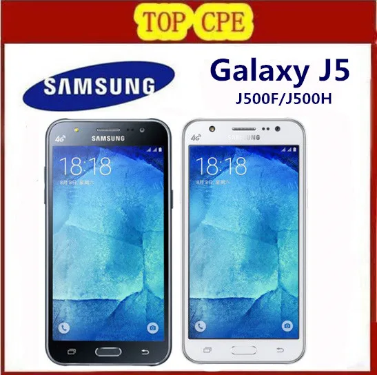 Разблокированный samsung Galaxy J5 J500F J500H 8 Гб ПЗУ 1,5 ГБ ОЗУ 1080P 13,0 МП камера 5,0 дюймов LTE отремонтированный мобильный телефон