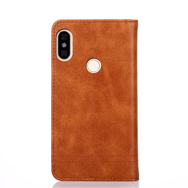 Для Xiaomi Redmi Note 5 Pro Чехол книжного типа кошелек Флип кожаный силиконовый чехол для