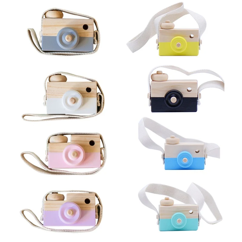 

Nordic European Style Camera Toys Baby Kids Room Decor Furnishing Articles Child Christmas Birthday Wood Gifts