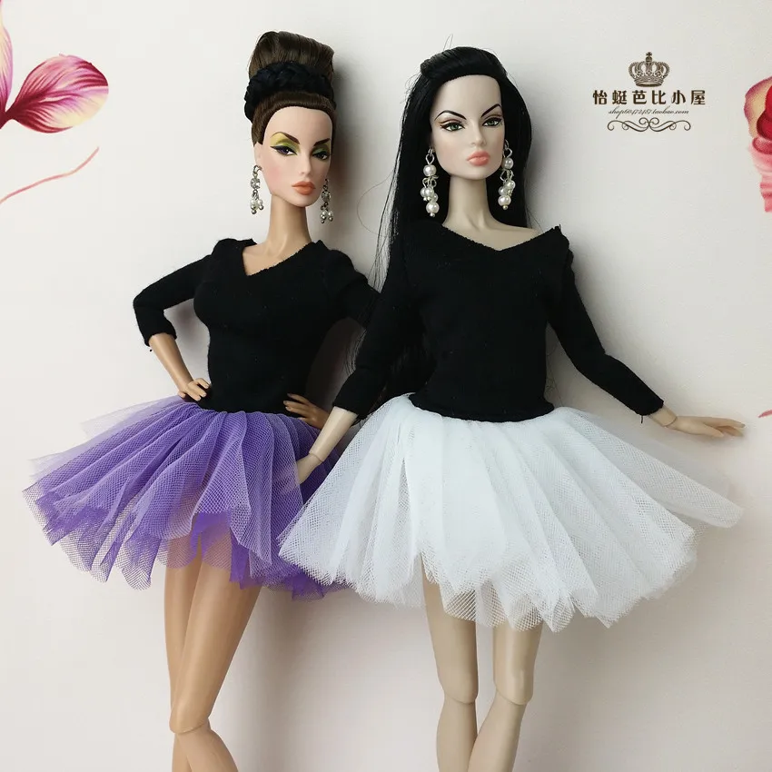 Балетное платье для куклы Барби 1/6 Свадебные pullip аксессуары одежда принцессы