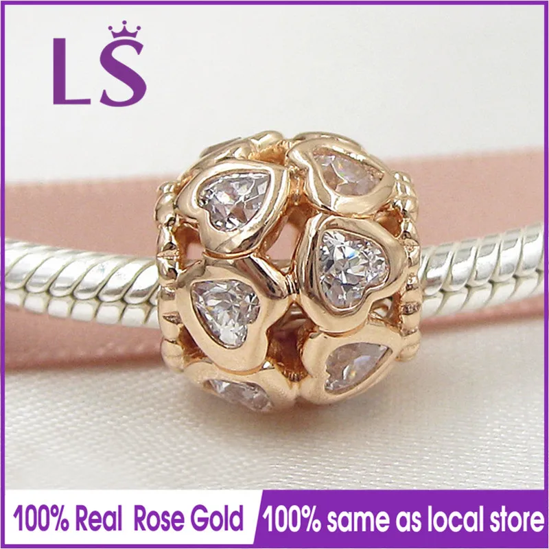 Подвеска LS розовое золото подходящая ко всему подходят для оригинальных