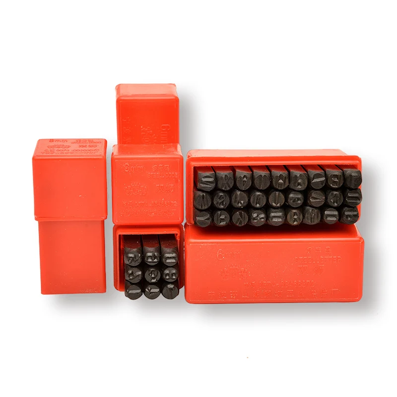 Стальной штамп 3 мм с буквенным номером набор штампов из Закаленного металла