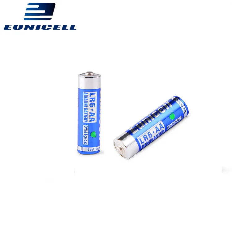 Eunicell 4 шт./лот батарейки AA R6P LR6 1 5 В щелочные аккумуляторы для первичных и сухих