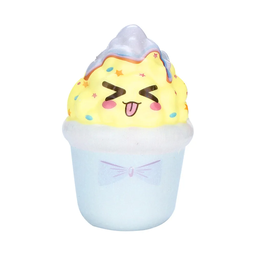 Squishies Kawaii Мороженое медленно поднимающийся крем душистый брелок игрушки для