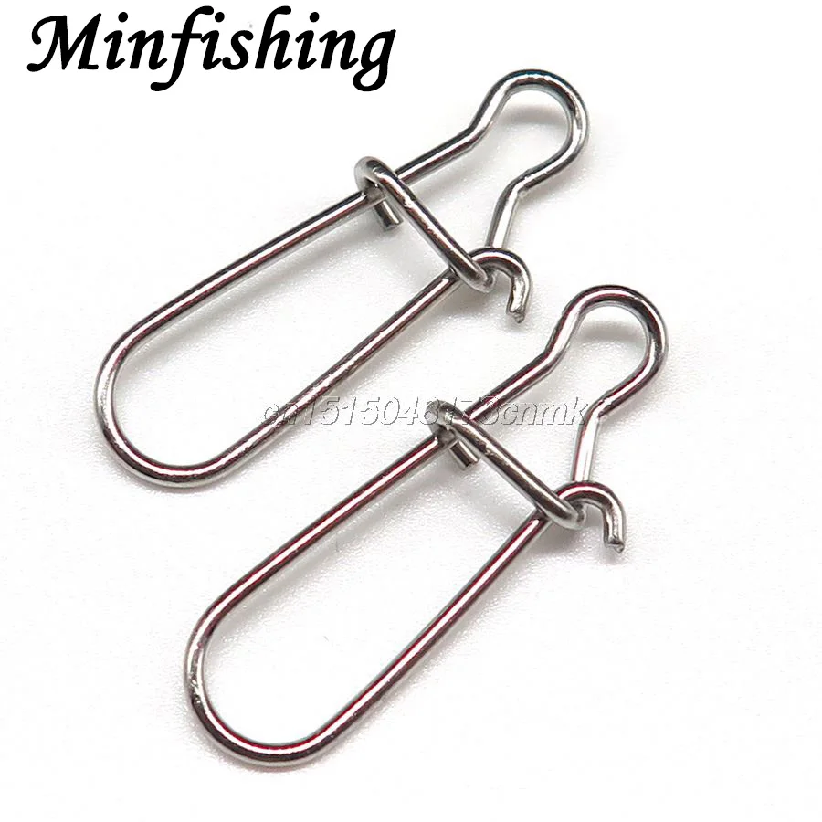 Minfishing 100 шт. Нержавеющая сталь рыболовный шарнир размер 0 6 крючок Разъем Rolling