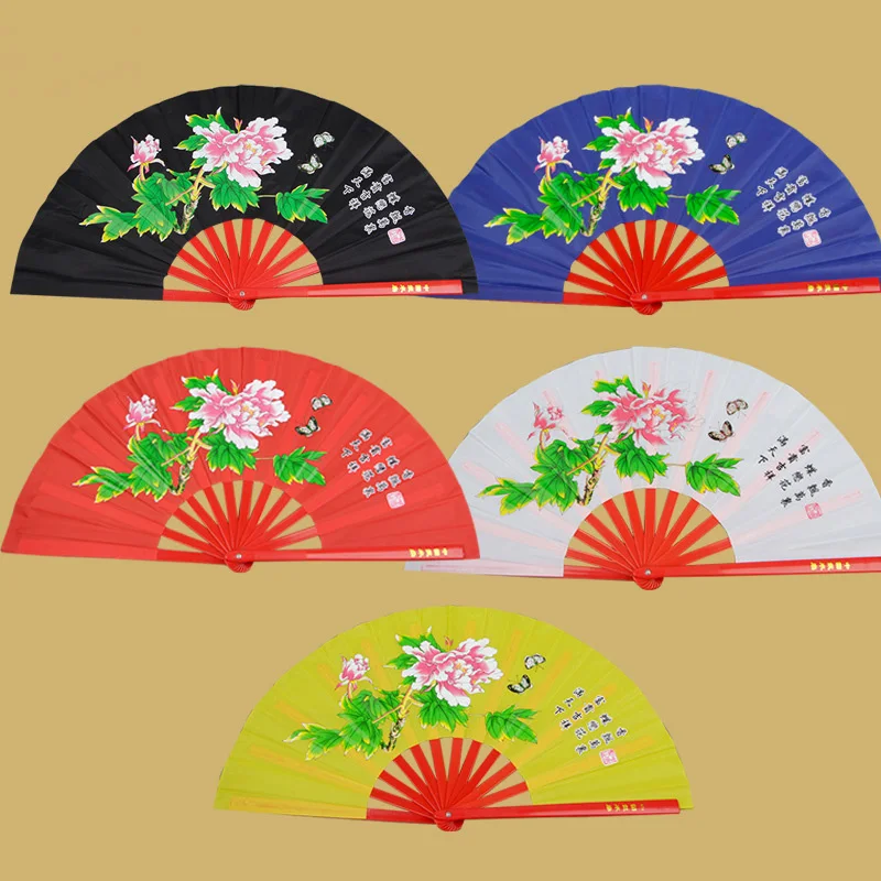 

Chinese Kung Fu Fan Taiji Wushu Fan Outdoor Fitness Wushu Supplies