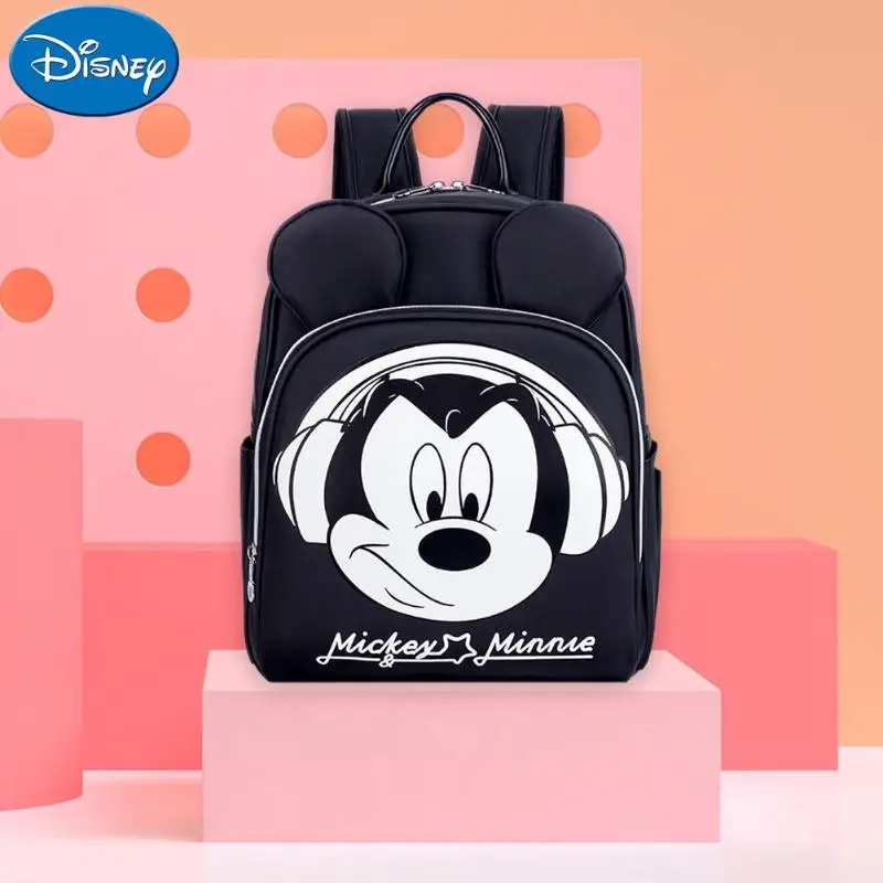 Disney Многофункциональный рюкзак для мам, сумки для подгузников с Микки Маусом, женские рюкзаки большой емкости, дорожная сумка для подгузников для младенцев, уход за ребенком